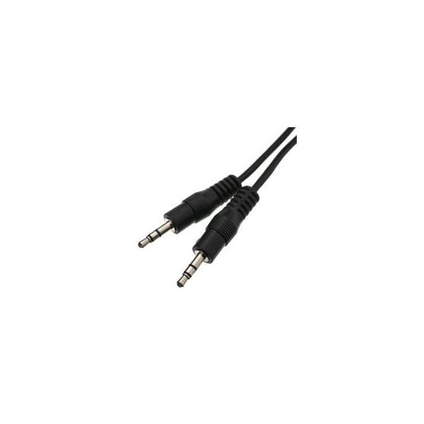 Cable Wholesale 3.5mm Stereo Cable, 3.5mm Male, 1 foot 10A1-01101 - main